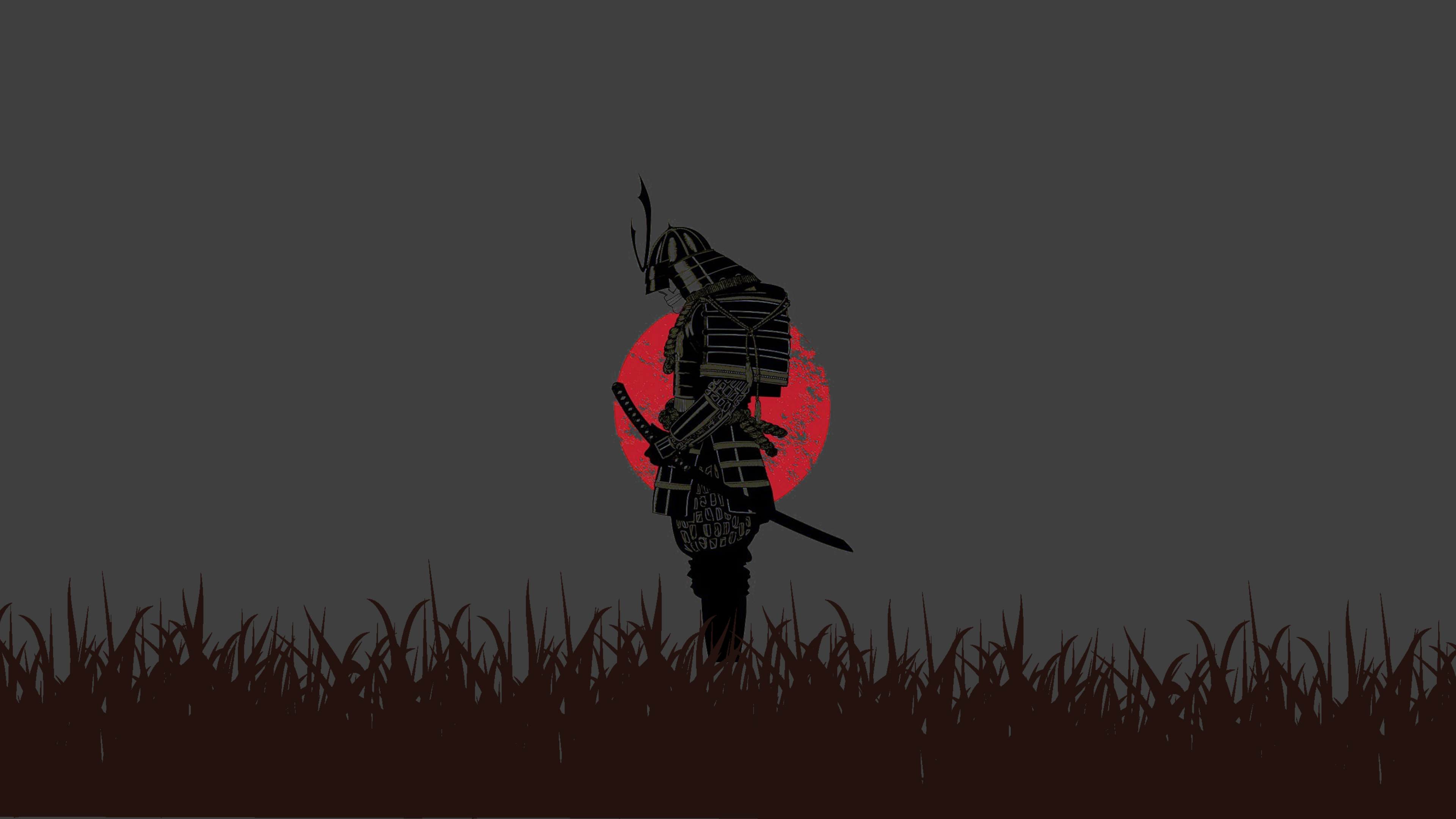Samurai silhouette